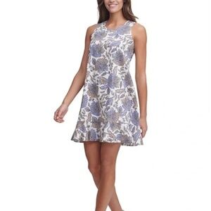 Tommy‎ Hilfiger Provincial Paisley sleeveless shift dress Size 6